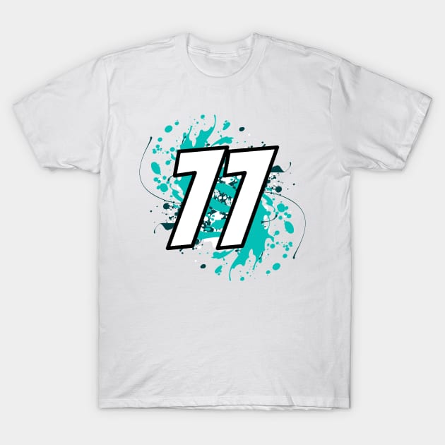 Bottas Driver Number T-Shirt by GreazyL
